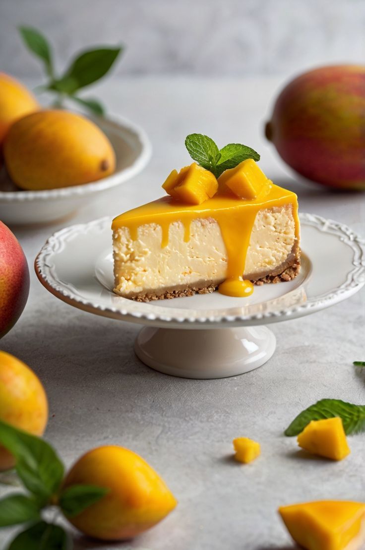 Cheesecake de Mango - Sin horno