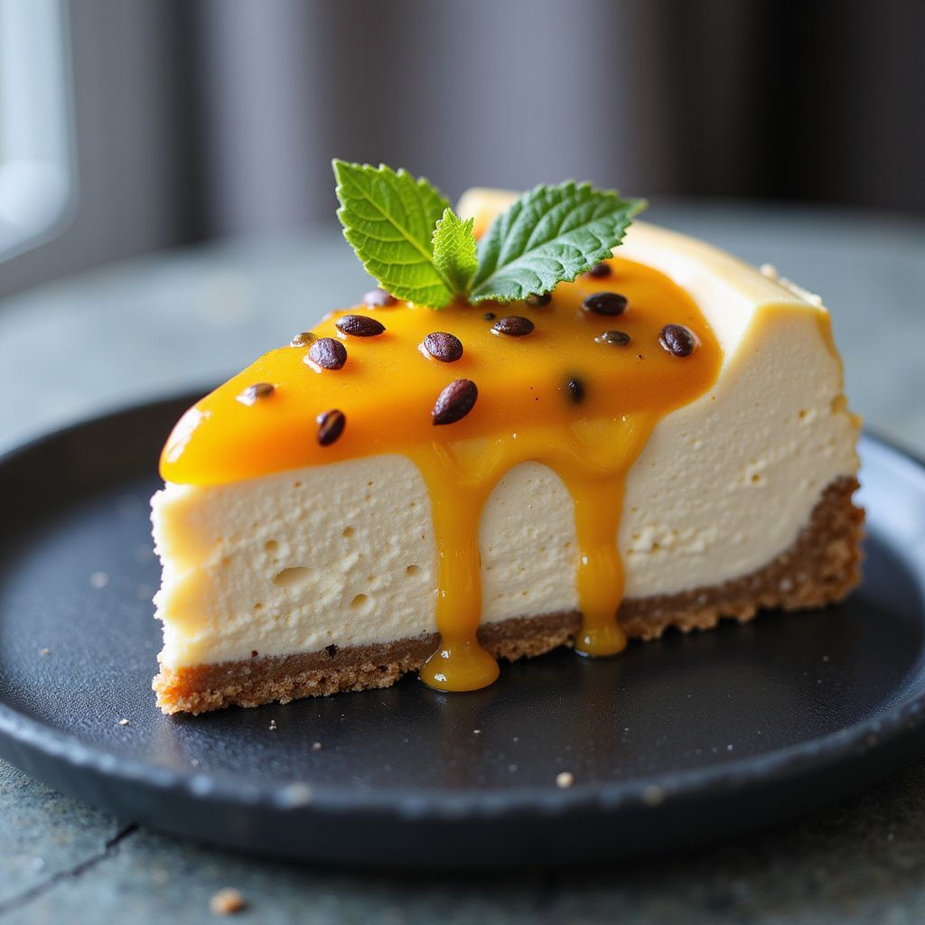 Cheesecake de maracuyá
